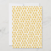 uitnodiging om bijen te Birthday (Achterkant)