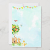 Uitnodiging om boerderij te verjaarden (Achterkant)