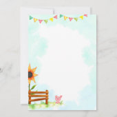 Uitnodiging om boerderij te verjaarden (Achterkant)