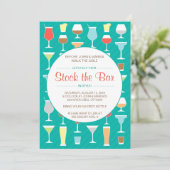 Uitnodiging om de bar te bevoorraden (Staand voorkant)