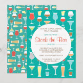 Uitnodiging om de bar te bevoorraden (Voorkant / Achterkant)