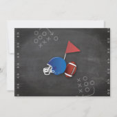 Uitnodiging om de dag van de football uit te nodig (Achterkant)