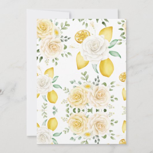 Uitnodiging om de datum te noteren voor Lemons & R (Achterkant)