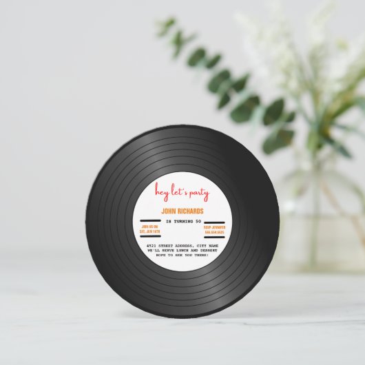  uitnodiging om de geboorte te te registreren (Staand voorkant)