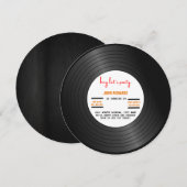  uitnodiging om de geboorte te te registreren (Voorkant / Achterkant)