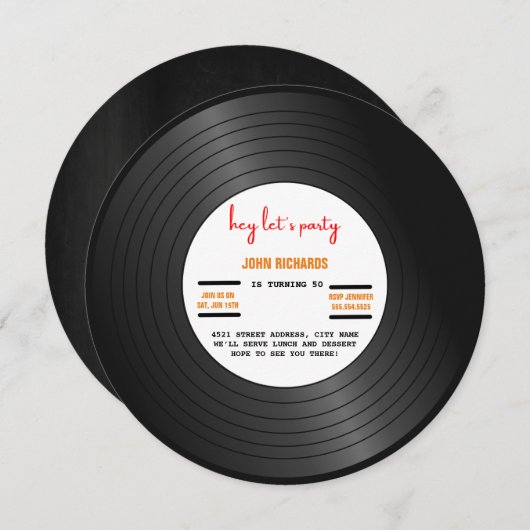  uitnodiging om de geboorte te te registreren (Voorkant / Achterkant)