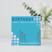 Uitnodiging om de verjaardag van de verkiezingen t (Staand voorkant)