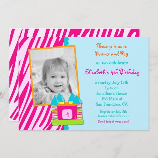 Uitnodiging om de verkiezingen te vieren (Voorkant / Achterkant)