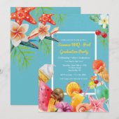 Uitnodiging om de zomer te vieren (Voorkant / Achterkant)