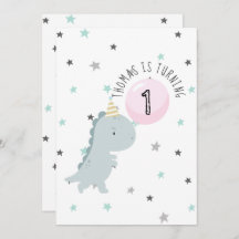  uitnodiging om dinosaur te Birthday