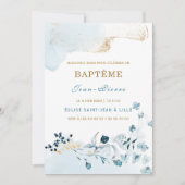 Uitnodiging om een baptême in te schakelen (Voorkant)