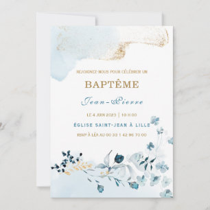 Uitnodiging om een baptême in te schakelen