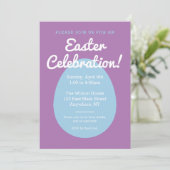 Uitnodiging om een feest te vieren (Staand voorkant)
