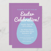 Uitnodiging om een feest te vieren (Voorkant / Achterkant)