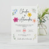 Uitnodiging om een feestje bij te wonen (Staand voorkant)