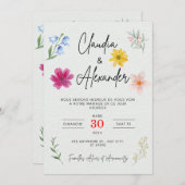 Uitnodiging om een feestje bij te wonen (Voorkant / Achterkant)