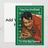 Uitnodiging om football te spelen (Voorkant / Achterkant)