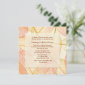 Uitnodiging om geperste bladeren (Staand voorkant)