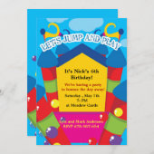 Uitnodiging om het kasteel te vieren (Voorkant / Achterkant)