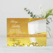 Uitnodiging om het nieuwjaarsjaar te vieren (Staand voorkant)