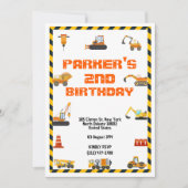 Uitnodiging om het thema "Bouwnijverheid" van de B (Voorkant)