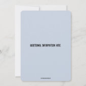 Uitnodiging om honkbal uit te geven (Achterkant)