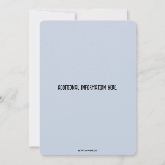 Uitnodiging om honkbal uit te geven (Achterkant)