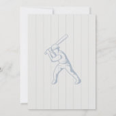 Uitnodiging om honkbal uit te geven (Achterkant)