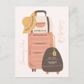 Uitnodiging om je koffers te pakken, vrijgezellenf (Voorkant)