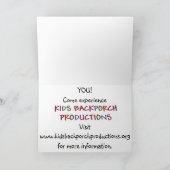 Uitnodiging om Kinder Productie te ervaren (Binnen)