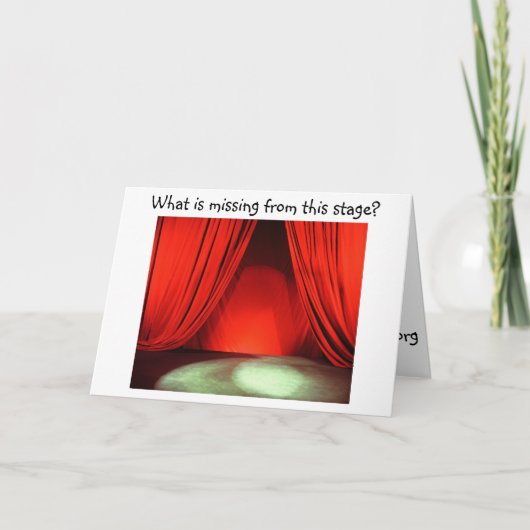 Uitnodiging om Kinder Productie te ervaren (Voorkant)