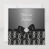 Uitnodiging om kool Stijlvolle verjaardag (Voorkant)