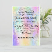 Uitnodiging om met de Achtergrond van de Ontwerper (Staand voorkant)