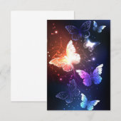 Uitnodiging om nachtvlinders te bellen (Voorkant / Achterkant)