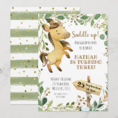 Uitnodiging om paarden op te zadelen (Voorkant / Achterkant)