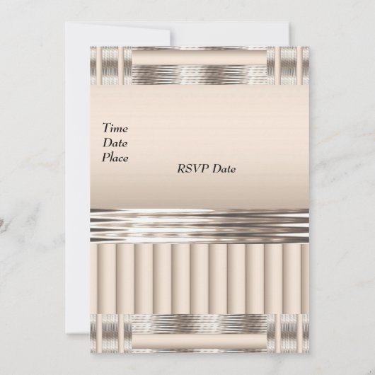 Uitnodiging om partij te worden bij Cream Art Deco (Achterkant)