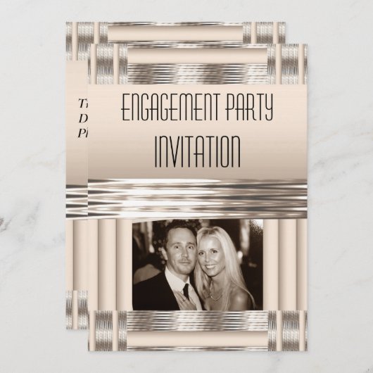 Uitnodiging om partij te worden bij Cream Art Deco (Voorkant / Achterkant)