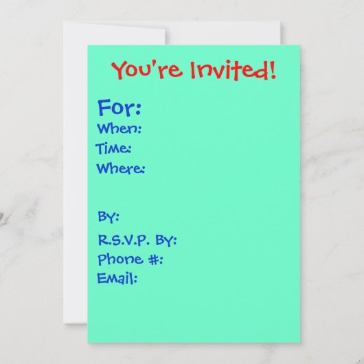 Uitnodiging om te kijken naar design (Achterkant)