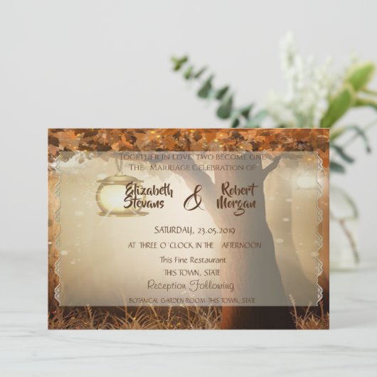 uitnodiging om te roosteren (Staand voorkant)