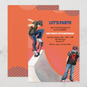 Uitnodiging om te Skateboarden (Voorkant / Achterkant)