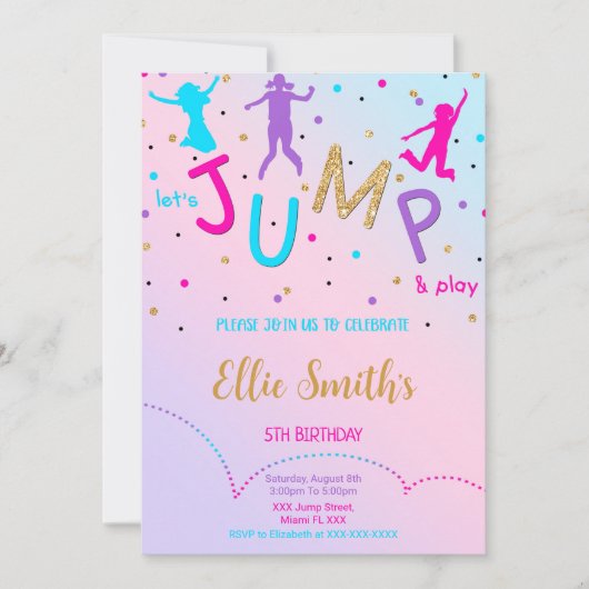 Uitnodiging om te springen (Voorkant)