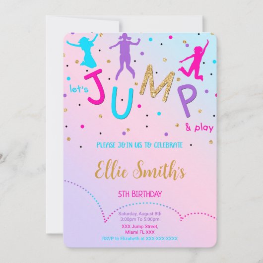 Uitnodiging om te springen (Voorkant)