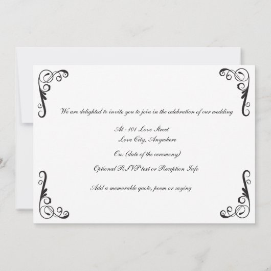 Uitnodiging om te wedden - Twee Grooms (Achterkant)