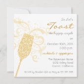 Uitnodiging om uw glas te heffen (Achterkant)