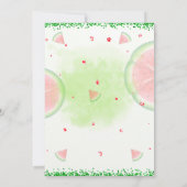 Uitnodiging om watermeloenen te vieren (Achterkant)