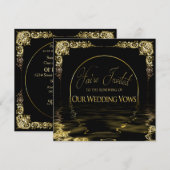 Uitnodiging om weduwen te sturen (Voorkant / Achterkant)