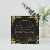 Uitnodiging om weduwen te sturen (Staand voorkant)