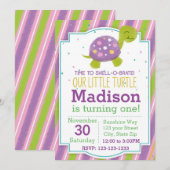 Uitnodiging om zeedagen te winnen (paars) (Voorkant / Achterkant)