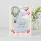 Uitnodiging omhoog, omhoog en weg (Staand voorkant)