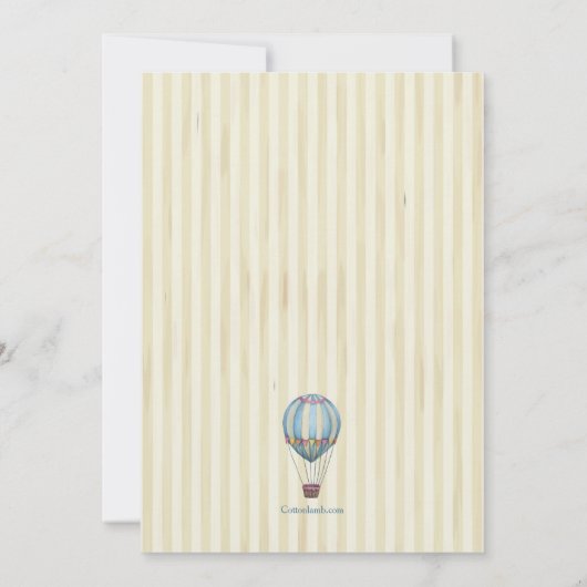 Uitnodiging omhoog, omhoog en weg (Achterkant)